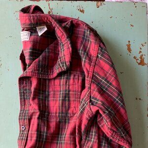 Vintage L.L Bean Plaid Button Down